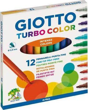 Picture of Giotto 12 Μαρκαδόροι Turbo Color Πλενόμενοι
