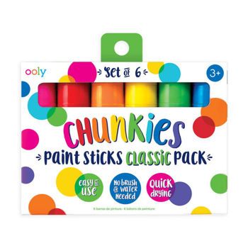 Picture of Ooly Σετ 6 Chunkies Paint Sticks Classic