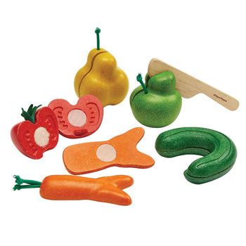Picture of Plan Toys Σετ φρούτα Και Λαχανικά 3495