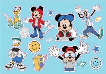 Picture of Διακάκης Μπλοκ Ζωγραφικής Mickey Mouse 40 Φύλλα 23x33εκ. (2 Σχέδια)
