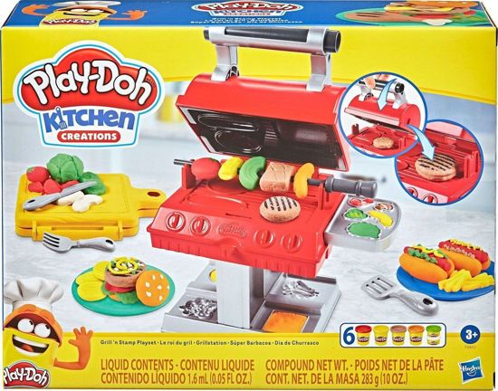 Picture of Hasbro Play-Doh Πλαστελίνη Παιχνίδι Grill N' Stamp F0652