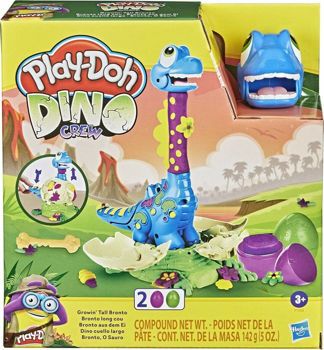 Picture of Hasbro Play-Doh Πλαστελίνη Dino Crew Growin Tall Bronto F1503