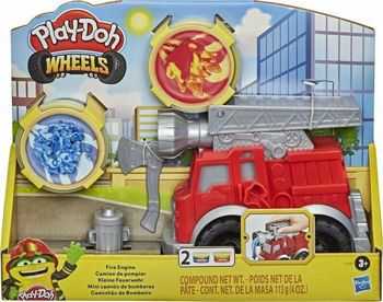 Picture of Hasbro Play-Doh Wheels Fire Engine Playset With 2 Non-Toxic Modeling Compound Cans F0649