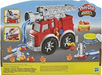 Picture of Hasbro Play-Doh Wheels Fire Engine Playset With 2 Non-Toxic Modeling Compound Cans F0649