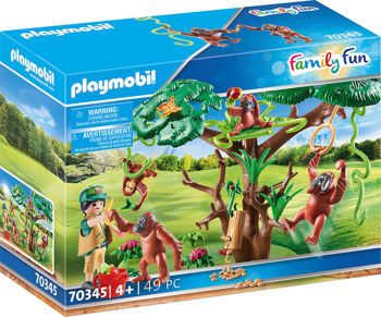 Picture of Playmobil Family Fun Φροντιστής Ζώων Με Ουρακοτάγκους 70345