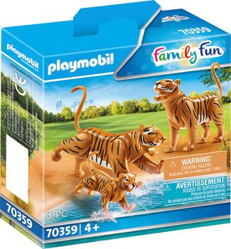 Picture of Playmobil Family Fun Δύο Τίγρεις Με Το Μικρό Τους 70359