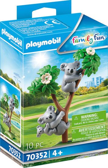 Picture of Playmobil Family Fun Δύο Κοάλα Με Το Μωρό Τους 70352