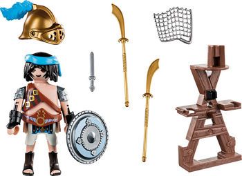 Picture of Playmobil Special Plus Μονομάχος Με Stand Όπλων 70302