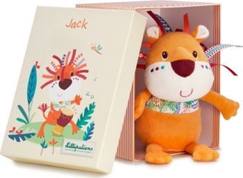Picture of Lilliputiens Jack Hug Lion Λούτρινο Μαλακό Σε Κουτί Δώρου