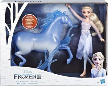 Picture of Hasbro Disney Frozen II Έλσα Κούκλα Μόδας Και Nokk Άλογο (E5516)