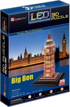 Picture of Cubic Fun 3D Led Puzzle Big Ben 28 Κομμάτια