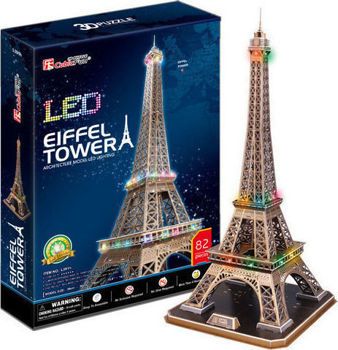 Picture of Cubic Fun 3D Led Puzzle Eiffel Tower 84 Κομμάτια
