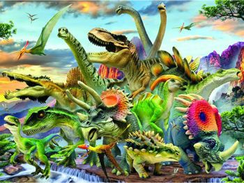 Picture of Prime 3D Παζλ 3D Howard Robinson Dinosaurius 100τεμ.(13741)