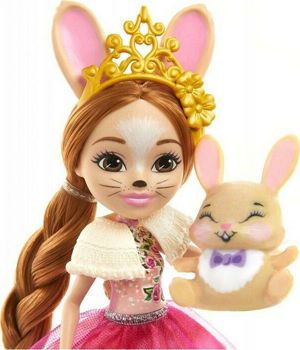 Picture of Enchantimals Royals Brystal Bunny Κούκλα & Οικογένεια Λαγουδάκια (GJX43/GYJ08)
