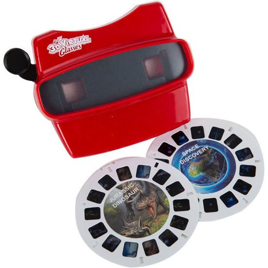 Picture of 3D View Master Κόκκινο Με 2 Δίσκους Δεινόσαυροι-Πλανήτες