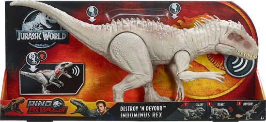 Picture of Mattel Jurassic World Indominus Rex Δεινοσαυρος Με Ηχους & Κινηση (GCT95)
