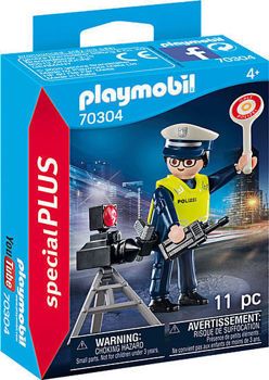 Picture of Playmobil Special Plus Τροχονόμος Με Ραντάρ Ελέγχου Ταχύτητας 70305