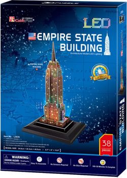 Picture of Cubic Fun Empire State Building Με Φωτισμό Led 38 Κομμάτια