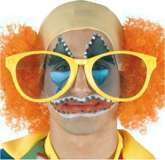 Picture of Clown Αποκριάτικα Γυαλιά Κλόουν Μεγάλα (71227)