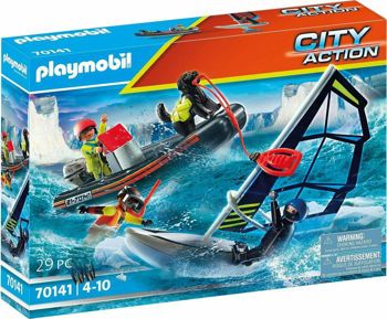 Picture of Playmobil City Action Διάσωση Ιστιοφόρου Με Φουσκωτό Σκάφος (70141)