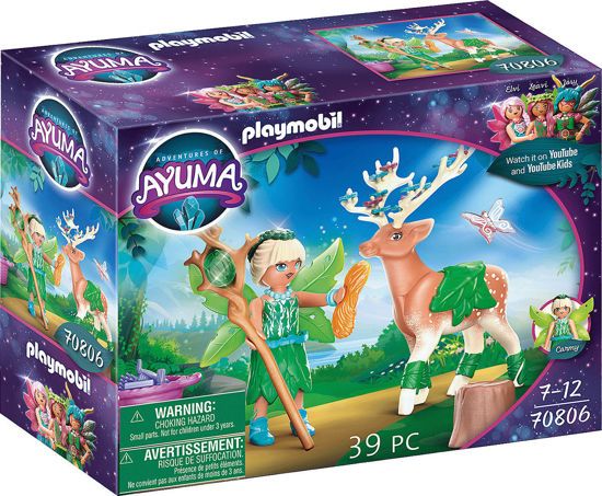 Picture of Playmobil Ayuma Forest Fairy Με Μαγικό Ζωάκι (70806)