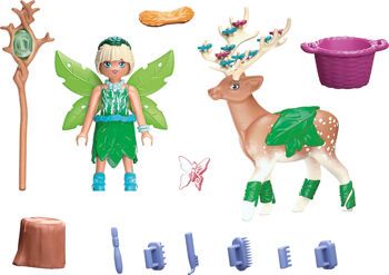 Picture of Playmobil Ayuma Forest Fairy Με Μαγικό Ζωάκι (70806)