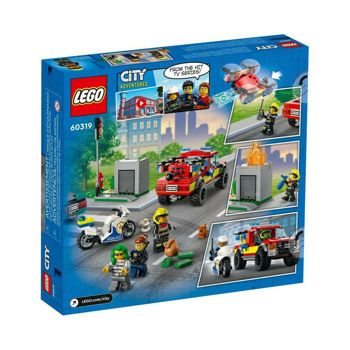 Picture of Lego City Fire Rescue Police Chase (60319)