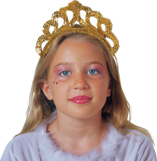 Picture of Clown Στέμμα Glitter Princess Χρυσό (80070)