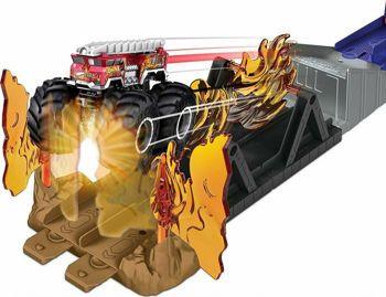Picture of Mattel Hot Wheels Monster Trucks Σετ Παιχνιδιου Fire Through (GYL09/GYL12)
