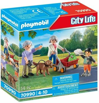 Picture of Playmobil City Life Παππούς Και Γιαγιά Με Εγγονάκι (70990)