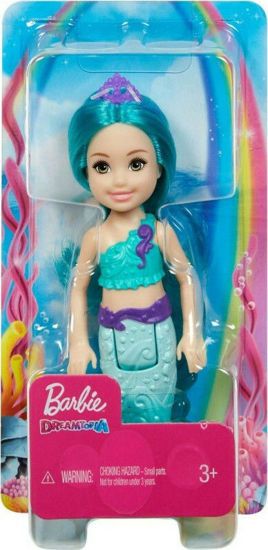 Picture of Mattel Barbie Dreamtopia Chelsea Γοργόνα  Γαλάζια Μαλλία (GJJ85/GJJ89)