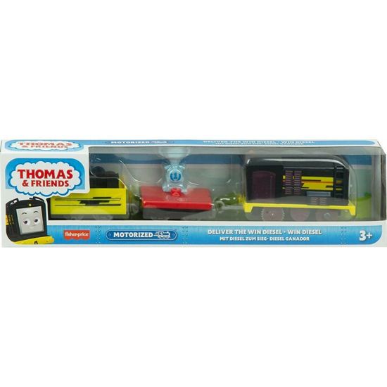 Picture of Fisher-Price Thomas And Friends Τρένα με 2 Βαγόνια - Deliver The Win Diesel (HFX97/HDY74)