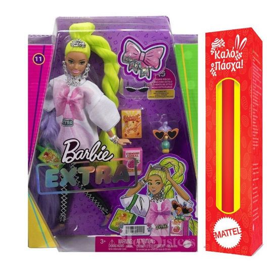 Picture of Παιχνιδολαμπάδα Barbie Extra Neon Green Hair (GRN27/HDJ44)