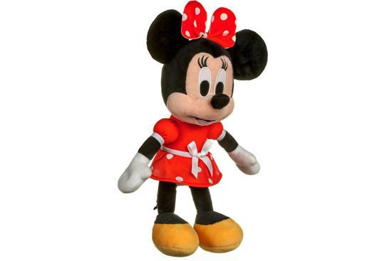 Picture of Disney Minnie Mouse Κόκκινο Φόρεμα Λούτρινο 40εκ.
