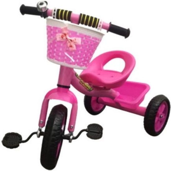 Picture of Zita Toys Τρίκυκλο Ποδήλατο Ροζ με Καλαθάκι