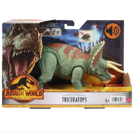Picture of Jurassic World Triceratops Με Κινούμενα Μέλη Λειτουργία Επίθεσης Και Ήχους (HDX34)