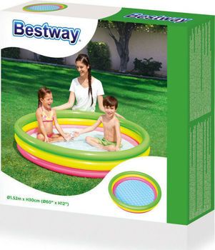 Picture of Bestway Παιδική Πισίνα PVC Φουσκωτή 152x152x30εκ.(51103)