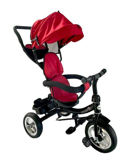 Picture of Zita Toys Παιδικό Τρίκυκλο Ποδήλατο Κόκκινο Με Αποθηκευτικό Χώρο-Χειρολαβή Γονέα-Σκίαστρο (12+ Μηνών)
