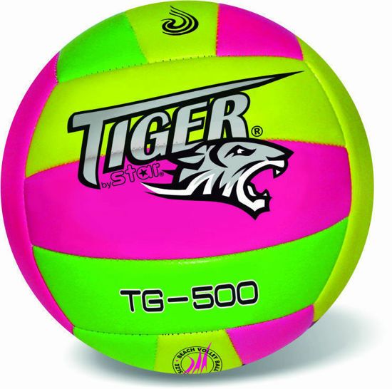 Picture of Tiger Δερμάτινη Μπάλα Volley Fluo Χρωματιστή 23εκ
