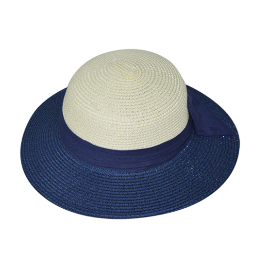 Picture of Aquablue Ψάθινο Καπέλο Με Φιόγκο Μπεζ-Μπλε 57εκ.