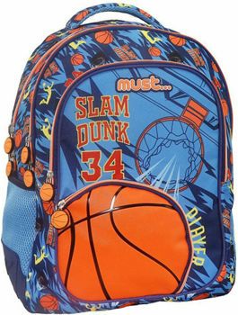 Picture of Must Slam Dunk Σχολική Τσάντα Δημοτικού Σε Μπλε Χρώμα (579980)