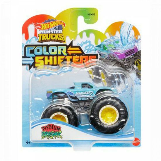 Picture of Mattel Hot Wheels Monster Trucks Color Shifters Podium Grasher (HGX08)