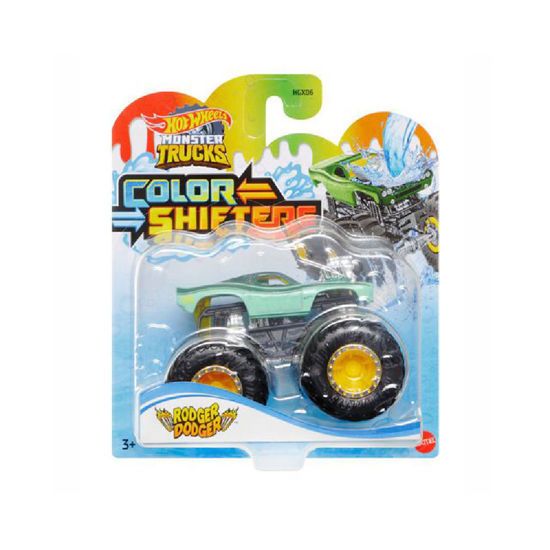 Picture of Mattel Hot Wheels Monster Trucks Color Shifters Rodger Dodger (HGX11)