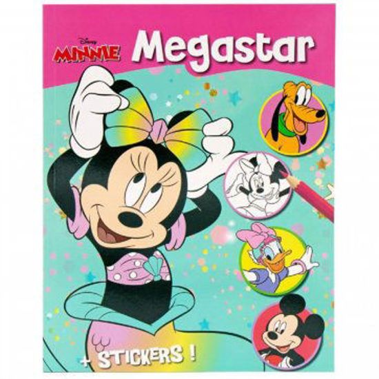 Picture of Diakakis Megastar Μinnie Mouse Βιβλίο Ζωγραφικής 128 Σελίδες Με Stickers