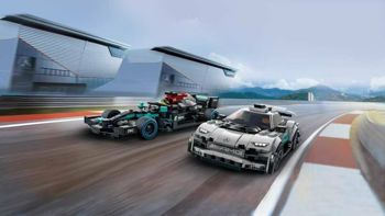 Picture of Lego Speed Champions Mercedes-AMG F1 W12 E Performance & Mercedes-AMG Project One (76909)