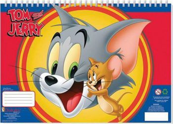 Picture of Diakakis  Μπλοκ Ζωγραφικής Tom & Jerry 23x33cm 40 Φύλλα (510140)