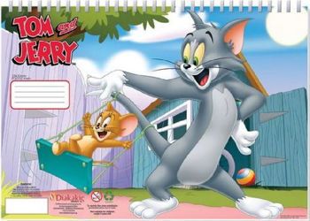 Picture of Diakakis  Μπλοκ Ζωγραφικής Tom & Jerry 23x33cm 40 Φύλλα (510140)