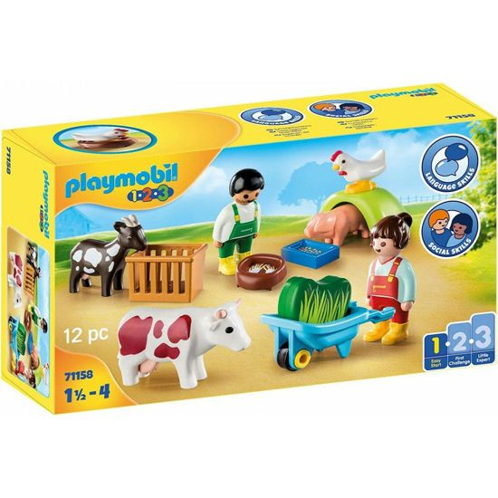 Picture of Playmobil 1.2.3 Διασκέδαση στη Φάρμα (71158)