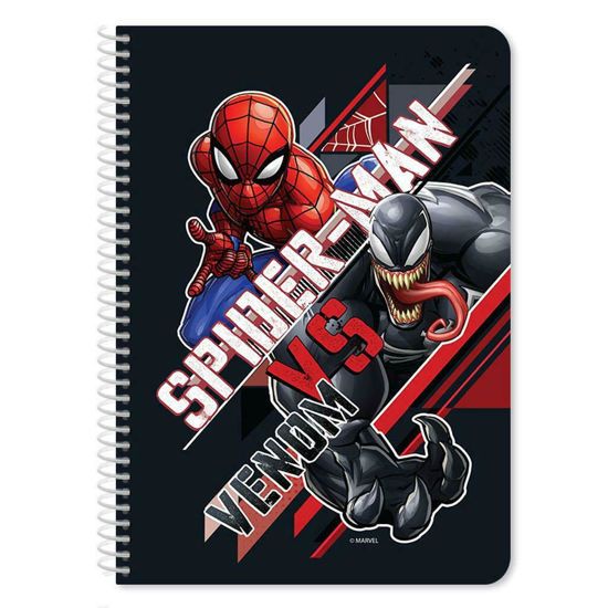 Picture of Diakakis Σπιράλ Τετράδιο Spiderman VS Venom Ριγέ Β5 60φυλλο 2 Θεμάτων