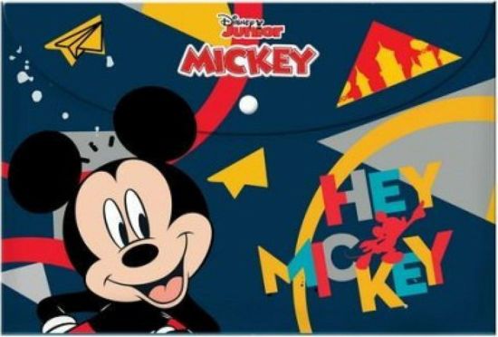 Picture of Φάκελος Πλαστικός Με Κουμπί Mickey Mouse